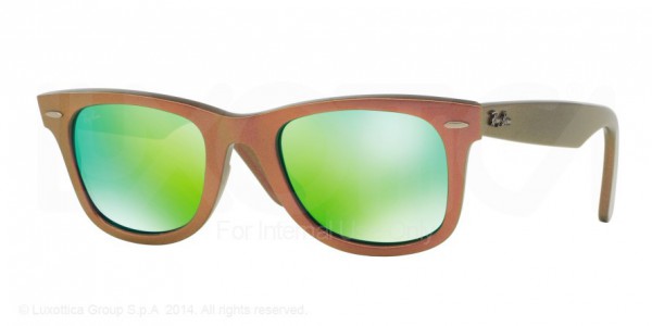 Ray-Ban RB2140 WAYFARER Sunglasses, 611019 METALLIC PINK (PINK)