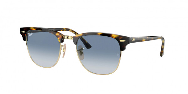 Ray-Ban RB3016 CLUBMASTER Sunglasses, 13353F CLUBMASTER YELLOW HAVANA CLEAR (YELLOW)