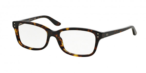 Ralph Lauren RL6062 Eyeglasses, 5255 SHINY DARK HAVANA ON RED (BROWN)