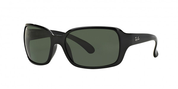 Ray-Ban RB4068 Sunglasses, 601 BLACK G-15 GREEN (BLACK)
