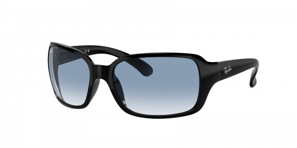 Ray-Ban RB4068 Sunglasses, 601/3F BLACK CLEAR GRADIENT BLUE (BLACK)