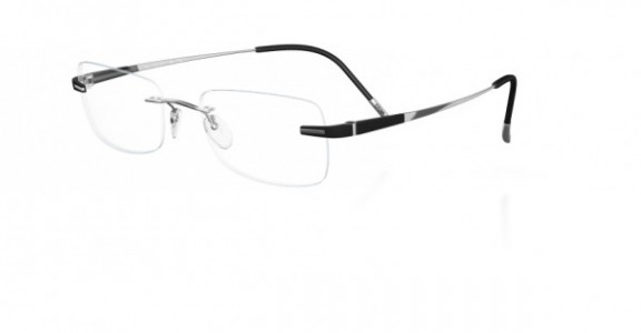Silhouette Hinge C-1 7672 Eyeglasses, 6050 Silver