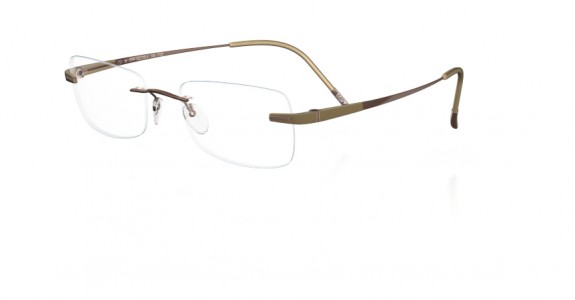 Silhouette Hinge C-1 7672 Eyeglasses, 6053 Brown