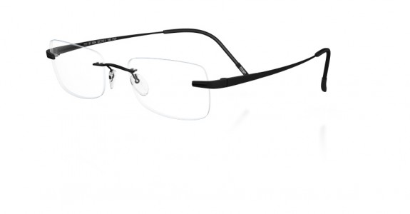 Silhouette Hinge C-1 7672 Eyeglasses, 6054 Black