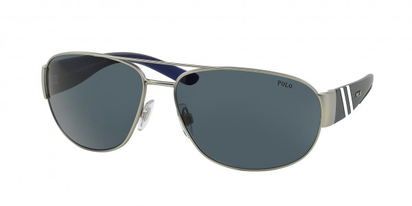 Polo PH3052 Sunglasses, 904687 MATTE SILVER GREY (SILVER)