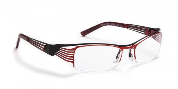 J.F. Rey JF2339 Eyeglasses, BLACK / RED (3000)