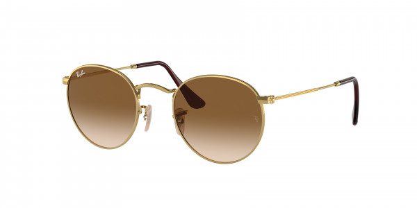 Ray-Ban RB3447 ROUND METAL Sunglasses, 001/51 ROUND METAL GOLD CLEAR GRADIEN (GOLD)