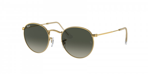 Ray-Ban RB3447 ROUND METAL Sunglasses, 001/71 ROUND METAL GOLD GREY GRADIENT (GOLD)