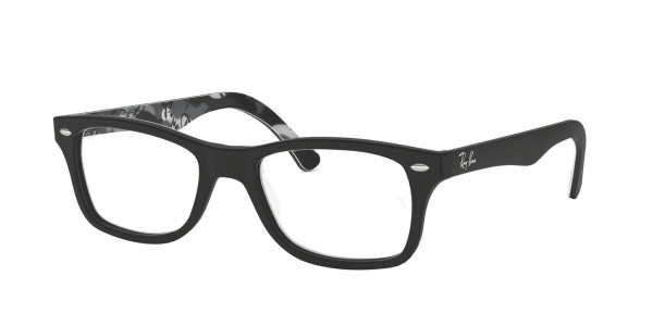 Ray-Ban Optical RX5228 Eyeglasses, 5405 BLACK ON TEXTURE CAMUFLAGE (BLACK)