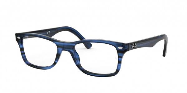 Ray-Ban Optical RX5228 Eyeglasses, 8053 STRIPED BLUE (BLUE)