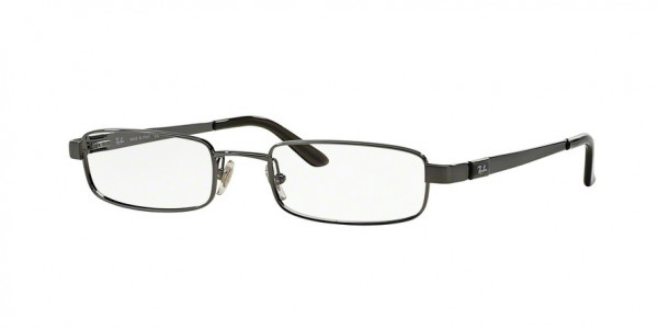 Ray-Ban Optical RX6076 Eyeglasses, 2553 BRUSHED GUNMETAL (GUNMETAL)