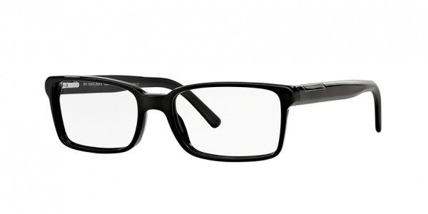 Burberry BE2086 Eyeglasses, 3001 BLACK (BLACK)