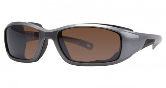 Liberty Sport Rider DE Sunglasses, 370 Shiny Gunmetal (Rose Amber With Flash Mirror)