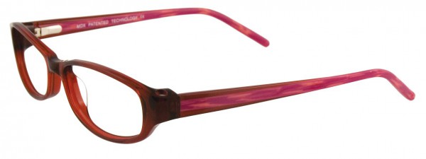 MDX S3225 Eyeglasses, CLEAR CRANBERRY