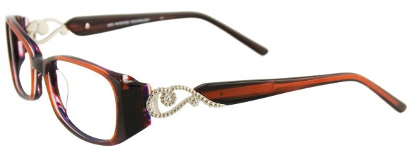 MDX S3238 Eyeglasses, CRANBERRY