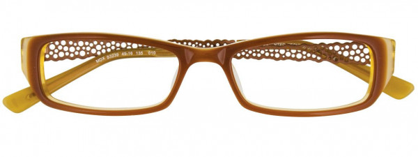 MDX S3239 Eyeglasses, 010 - Brown & Yellow