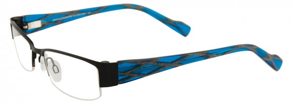 EasyClip EC163 Eyeglasses, BLACK
