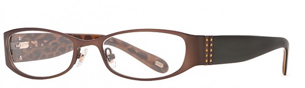 Carmen Marc Valvo Paloma Eyeglasses, Brown Leopard