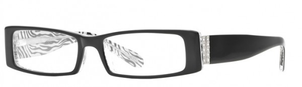 Carmen Marc Valvo Keira Eyeglasses, Zebra