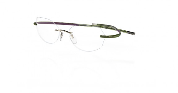 Silhouette SPX Art 6749 Eyeglasses, 6056 Green