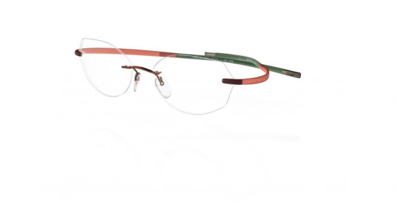 Silhouette SPX Art 6749 Eyeglasses, 6057 Red
