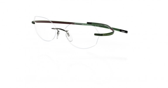 Silhouette SPX Art 6749 Eyeglasses, 6064 Green