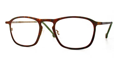 LA Eyeworks Heath Eyeglasses, 827 New Tortoise On Brown