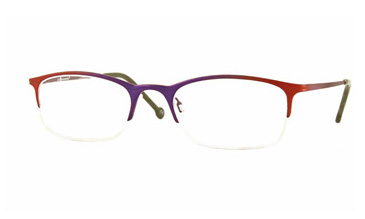 LA Eyeworks Litebox Eyeglasses, 523 Purple To Orange Fade