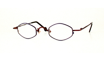 LA Eyeworks Oaks Eyeglasses, 534 Deep Blue W/brown