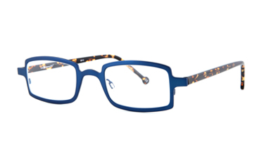 LA Eyeworks Quirk Eyeglasses, 561 Brighter Blue