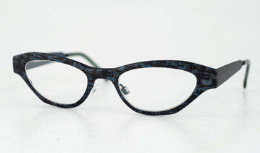 LA Eyeworks Silver Lake Eyeglasses, 437 Blue Cork