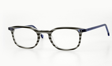 LA Eyeworks Hicks Eyeglasses, 261 Grey Stripe