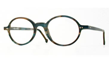 LA Eyeworks Hopso Eyeglasses, 602 Blue Abbey