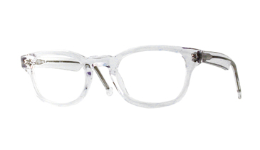LA Eyeworks Masonette Eyeglasses, 100 Crystal