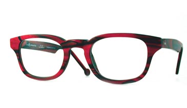LA Eyeworks Masonette Eyeglasses, 160 Red Stir