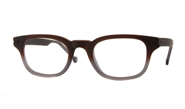 LA Eyeworks Masonite Eyeglasses, 149M Brown Grey Smoke Split Matte