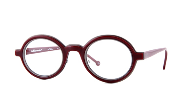 LA Eyeworks Pocket Eyeglasses, 235510 Punch W/natural Chassis