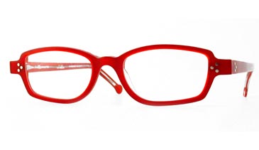 LA Eyeworks Smith Eyeglasses, 185 Wet Red
