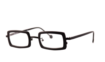 LA Eyeworks Surenot Eyeglasses, 101 Black
