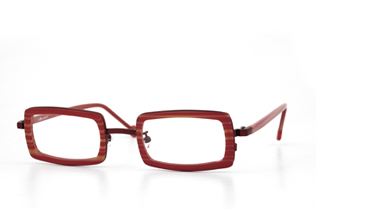LA Eyeworks Surenot Eyeglasses, 735 Red Hot