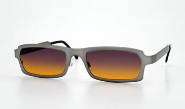 LA Eyeworks Moo House Sunglasses, 510 Natural / Grey Orange Gradient
