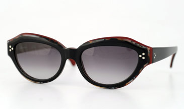 LA Eyeworks Masala Sunglasses, 626 Black Tiger Red