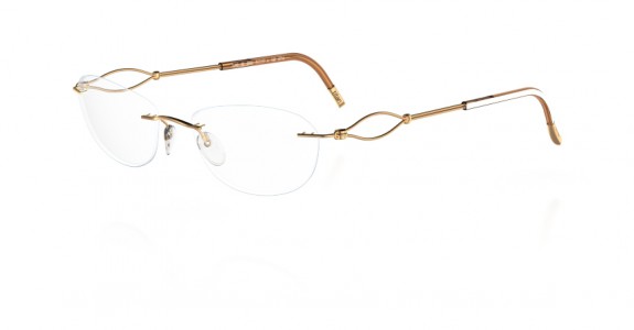 Silhouette Sensazione 6713 Eyeglasses, 6050 Gold