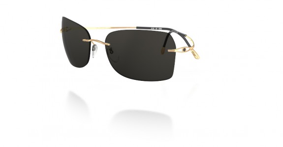 Silhouette Crystals (8121) Sunglasses, 6128 Gold
