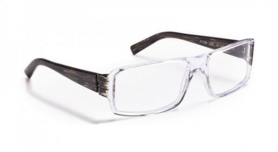 J.F. Rey JF1200 Eyeglasses, CRYSTAL / BLACK / KHAKI (1005)