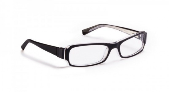 J.F. Rey JF1202 Eyeglasses, BLACK / CRYSTAL (0010)