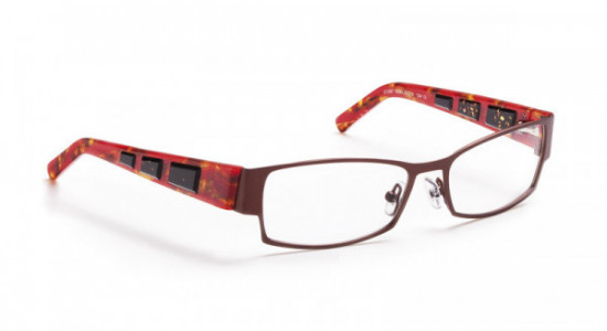 J.F. Rey JF2367 Eyeglasses, Brown / Red marble (9233)