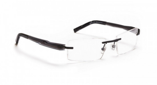 J.F. Rey JF2332 Eyeglasses, BLACK / BLACK & GREY GRADIENT (0010)