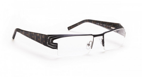 J.F. Rey JF2338 Eyeglasses, BLACK / RUTHENIUM (0042)