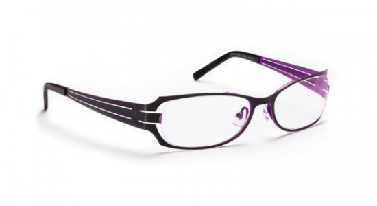 J.F. Rey JF2355 Eyeglasses, GLOSSY BLACK / FUSHIA (0080)